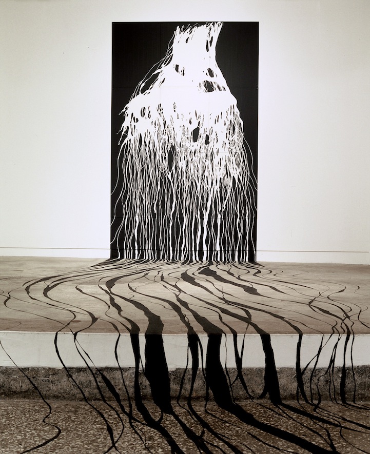 紙膠帶認真起來了！墨跡般的膠帶藝術創作