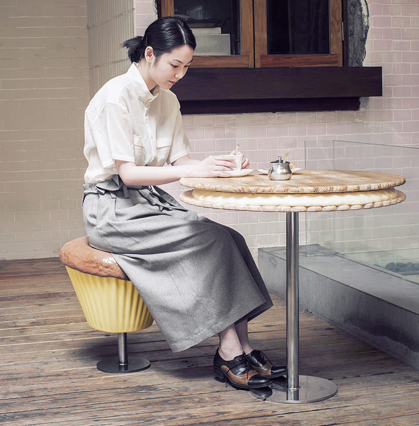 甜在屁屁的超擬真點心造型桌椅組