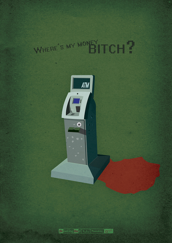 記錄每個難忘的 Breaking Bad 時刻極簡海報