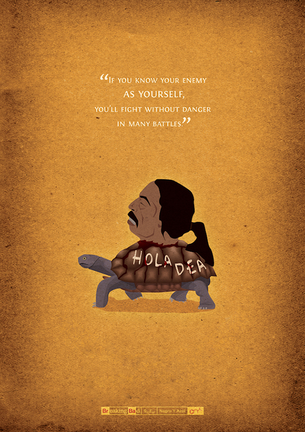 記錄每個難忘的 Breaking Bad 時刻極簡海報