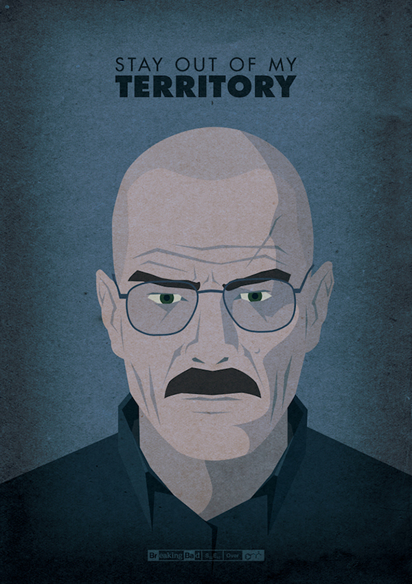 記錄每個難忘的 Breaking Bad 時刻極簡海報