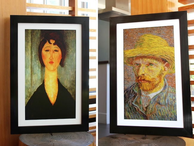 不用億萬財富也能讓家成為美術館！貼近真實油畫質感的數位畫框 Canvia