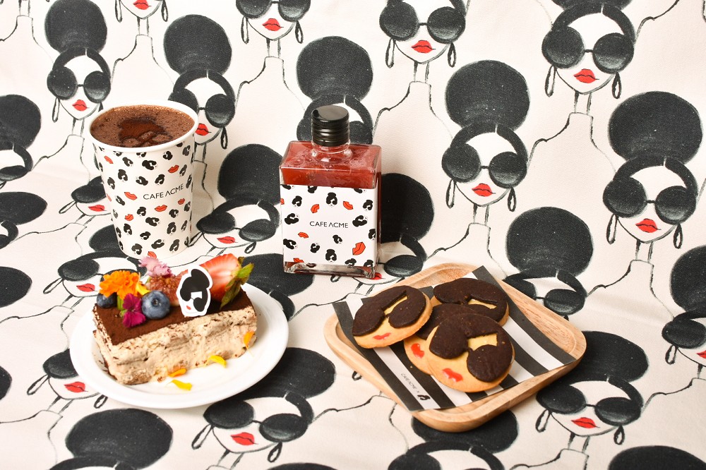 CAFE ACME X alice + olivia露天咖啡廳北美館登場！招牌墨鏡紅唇化身限定美食