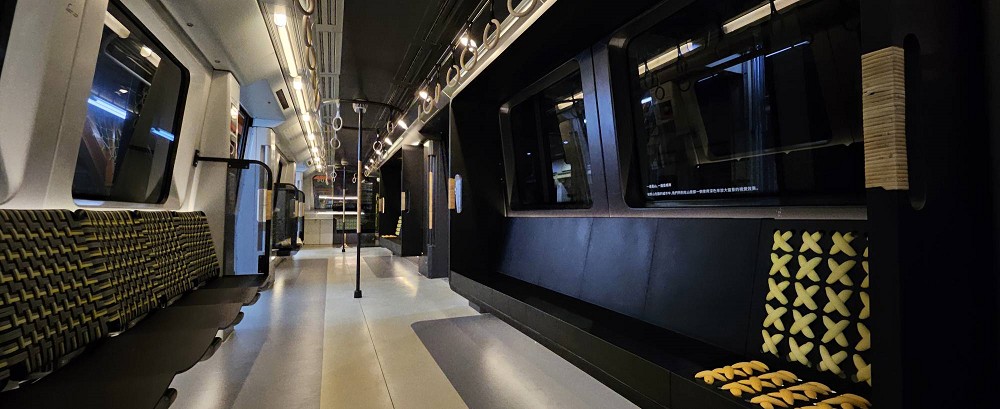 新北捷運環狀線設計車廂!柏成設計「環狀線的移動美學」融入在地竹編、木材工藝