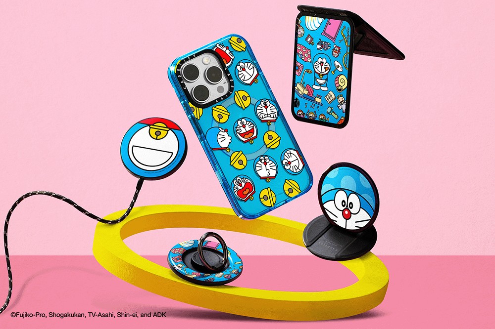 哆啦A夢 X CASETiFY聯名系列！竹蜻蜓耳機保護殼、任意門手機殼、銅鑼燒耳機登場