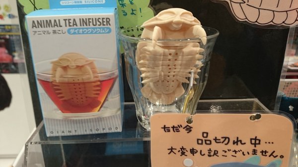 愈怪愈惹人愛！一上市就賣光光的大王具足蟲造型泡茶器