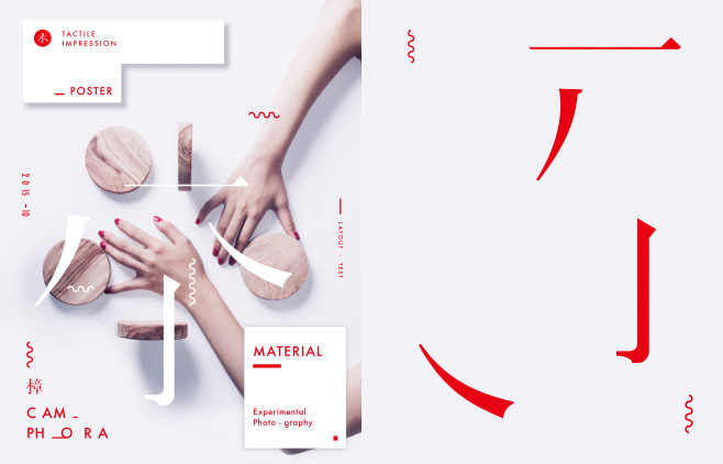 實驗性攝影海報 ─ 香樟木