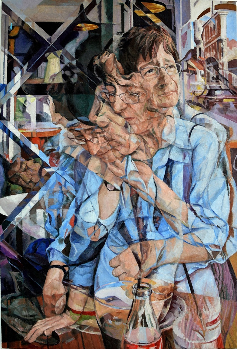 目眩神迷的城市畫作！英國藝術家Clive Head用多層次油畫展現時間流逝感