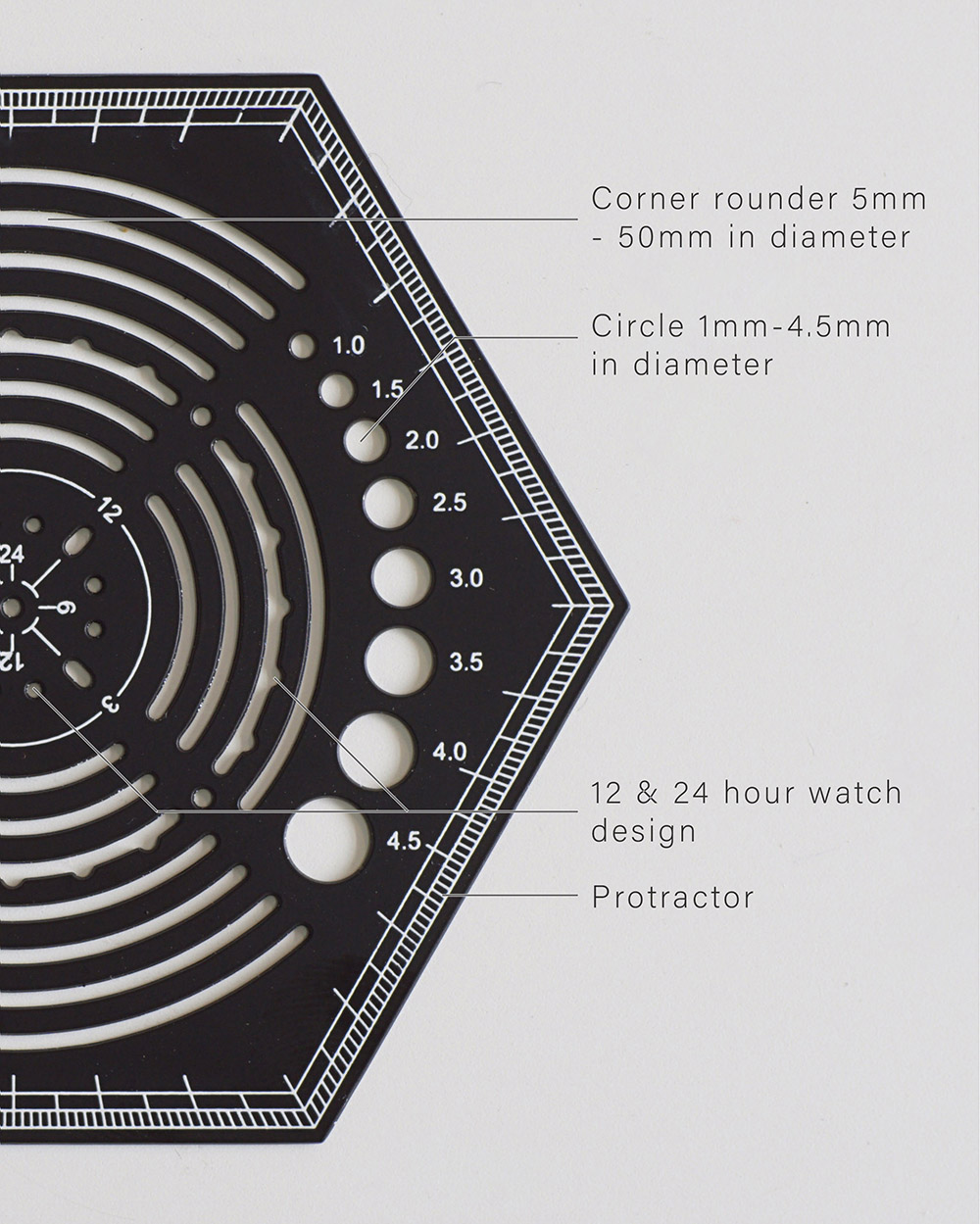畫出完美設計的繪圖尺！「HEXAGONAL RULER 2.0」設計人必備質感製圖工具