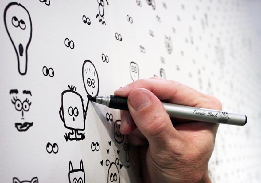 訓練想像力的塗鴉壁紙