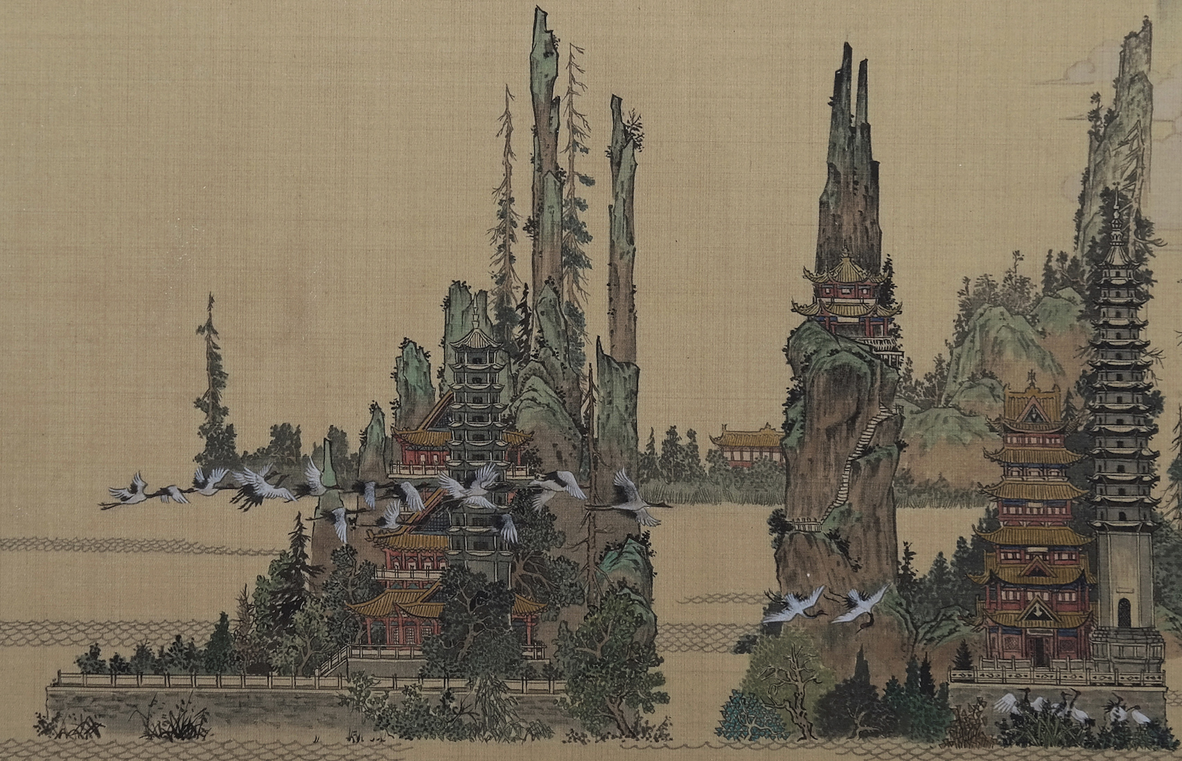 音浪變身山水畫！中國藝術家杜昆結合電音聲波的詩意「譜山水」畫作