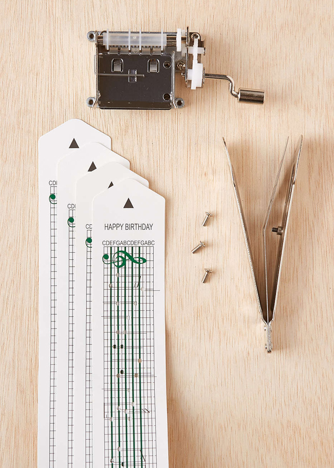 DIY 音樂盒套件組,讓你無從傾訴的相思之情寄託於清脆旋律中