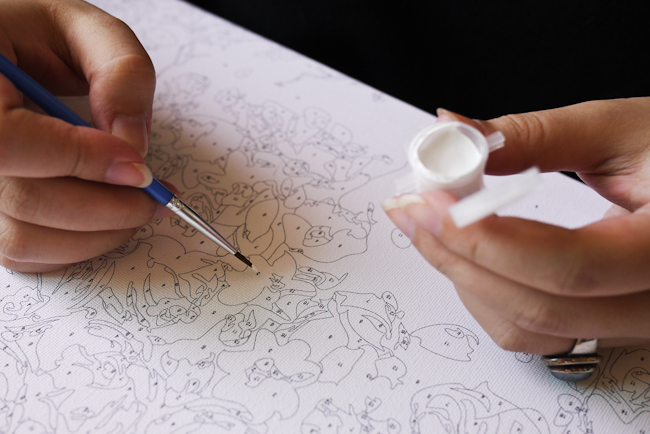 【生活玩物】勇者阿，這是給自己的試煉！挑戰比繪本更精實的數字油畫