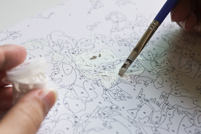 【生活玩物】勇者阿，這是給自己的試煉！挑戰比繪本更精實的數字油畫