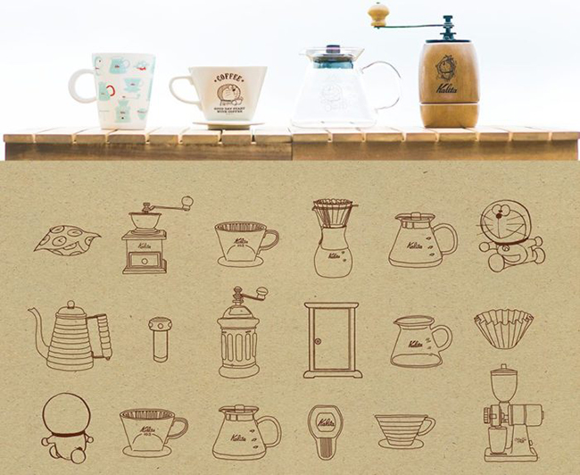 日本郵局限定販售！日本手沖第一品牌 KALITA ｘ 哆啦 A 夢手沖咖啡組
