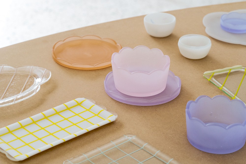 新竹春室「透明 ◯ PACHINKO II」展覽！4位日本玻璃藝術家的通透質感器皿設計