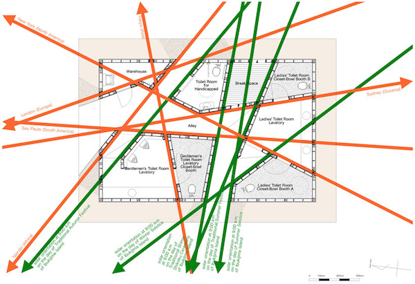 廁所中藏有日晷圖！邊解放邊長知識的日本公廁