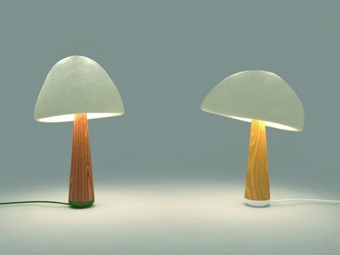 素材無極限！真菌材質打造超環保的《Mush-Lume》蘑菇燈