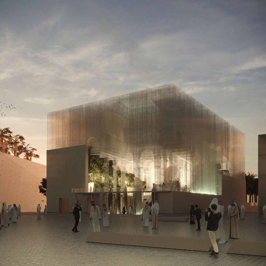 2020杜拜世博義大利國家館縹緲現身！藝術家Edoardo Tresoldi打造海市蜃樓宮廷花園