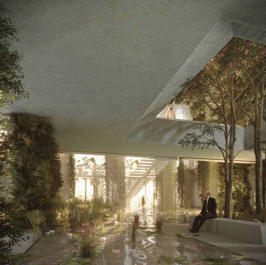 2020杜拜世博義大利國家館縹緲現身！藝術家Edoardo Tresoldi打造海市蜃樓宮廷花園