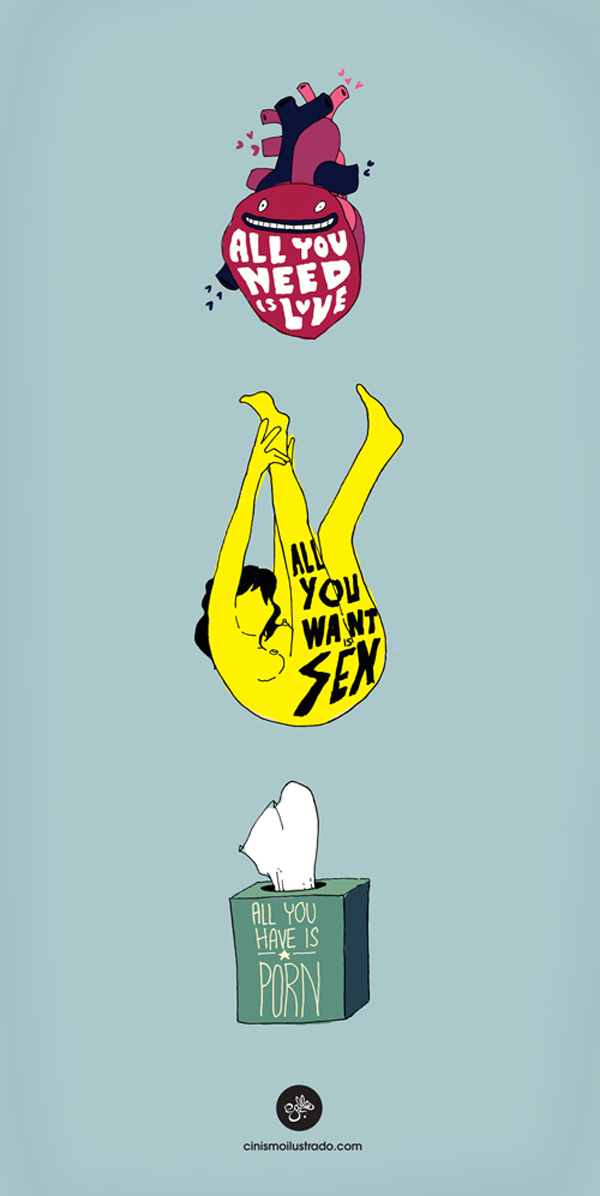 既無奈又寫實，充滿警示意味的小插畫集