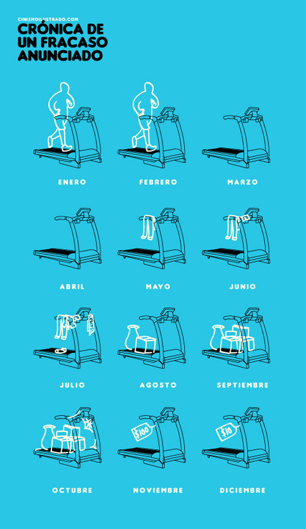 既無奈又寫實，充滿警示意味的小插畫集