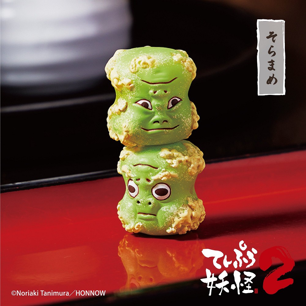 日本藝術家谷村紀明「天婦羅妖怪」第二彈扭蛋！地瓜、雞肉、玉米筍化身日式妖怪