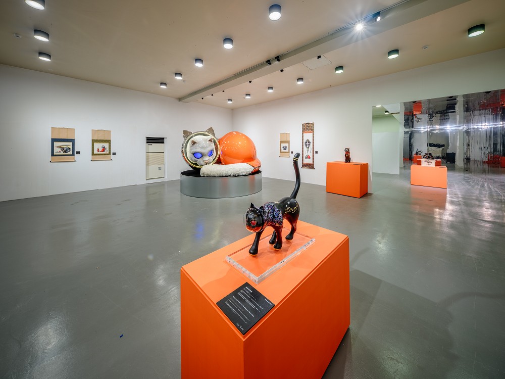 屏東看海美術館 「船仔貓」展覽！日本藝術家矢延憲司打造金屬貓雕塑、創作手稿