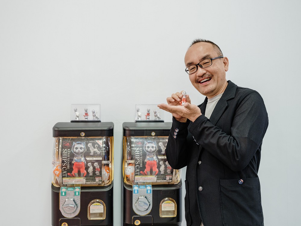 屏東看海美術館 「船仔貓」展覽！日本藝術家矢延憲司打造金屬貓雕塑、創作手稿