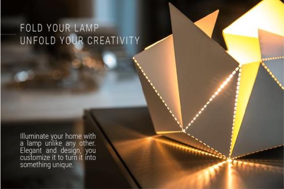 開啟想像力，親手摺一盞自己的燈 Folding Lamp