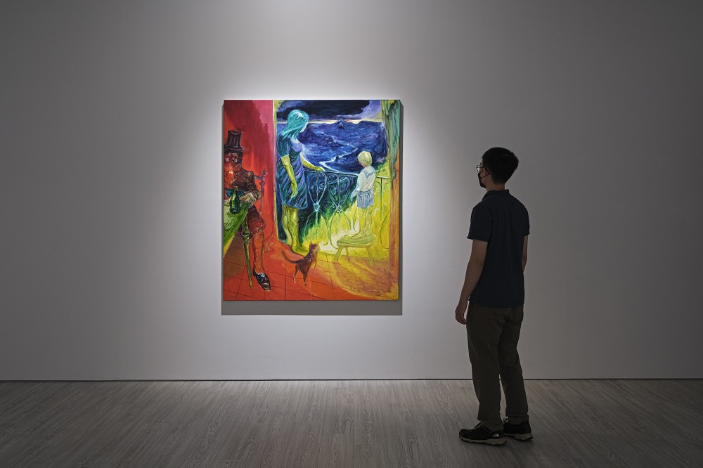 安卓藝術《燃燒的圖像：傅饒》開展！瑰麗色彩下充滿戲劇張力的鬼魅人物