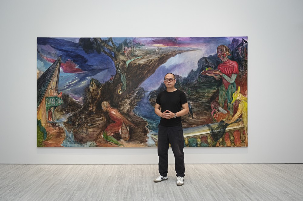 安卓藝術《燃燒的圖像：傅饒》開展！瑰麗色彩下充滿戲劇張力的鬼魅人物