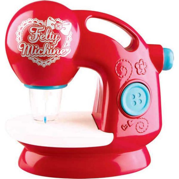 連兒童也可以用的安全羊毛氈布片縫紉機