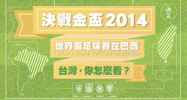 巴西世足賽，台灣怎麼看？(圖解版)