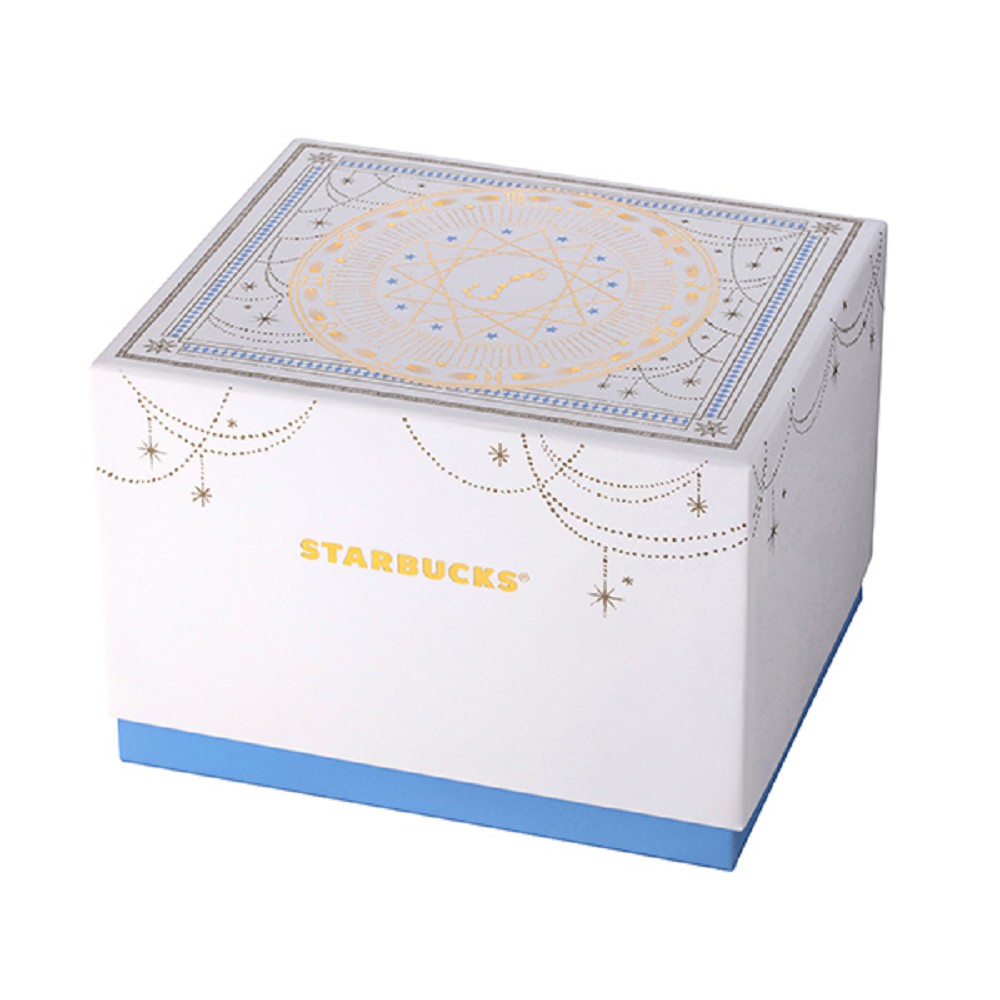 星巴克全新12星座馬克杯！精緻插畫遇上霧白釉色、金把手、燙金禮盒