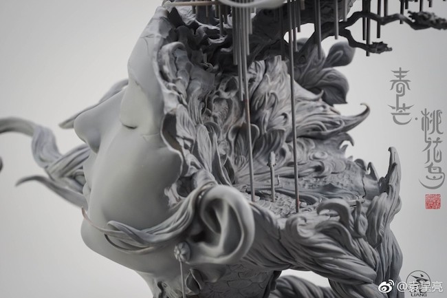 氣勢磅礡的虛幻之作，細膩泥塑嫦娥與桃花女
