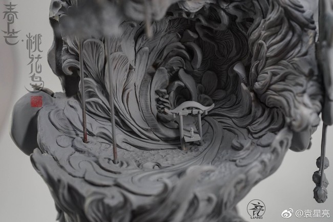 氣勢磅礡的虛幻之作，細膩泥塑嫦娥與桃花女