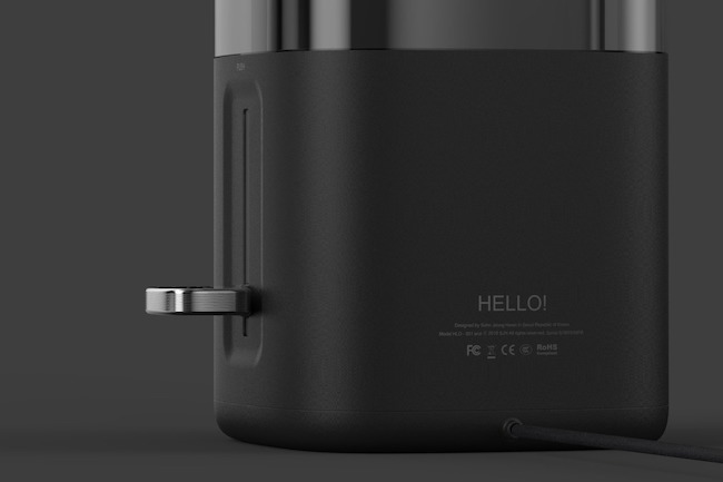 烤吐司機來的靈感，用乾淨的手機跟你一早說 Hello！