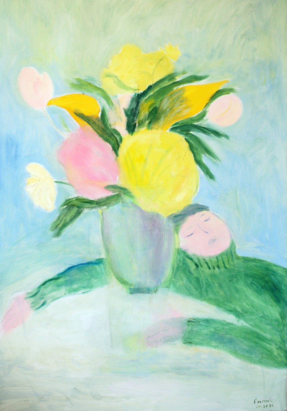 鹵貓《春天在耳邊的輕聲細語》台北開展！柔和筆觸下的四季變化、自然光景世界