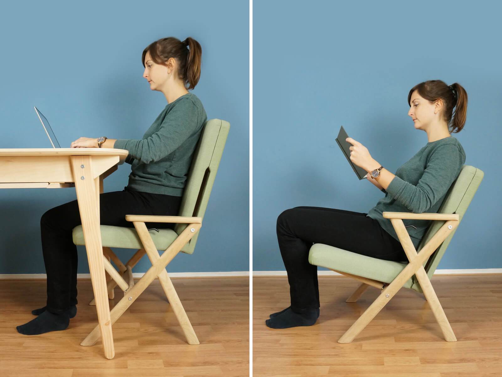 高可成低可就，一張椅子兩種爽度的 Hybrid chair