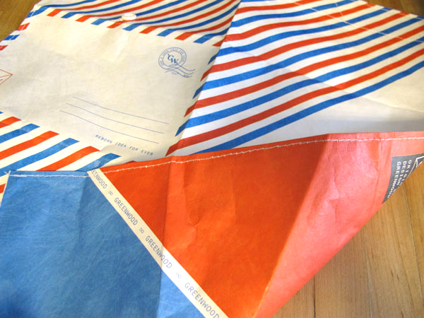 【生活玩物】把愛地球與環保的心都裝進來!紙做的航空信件環保袋