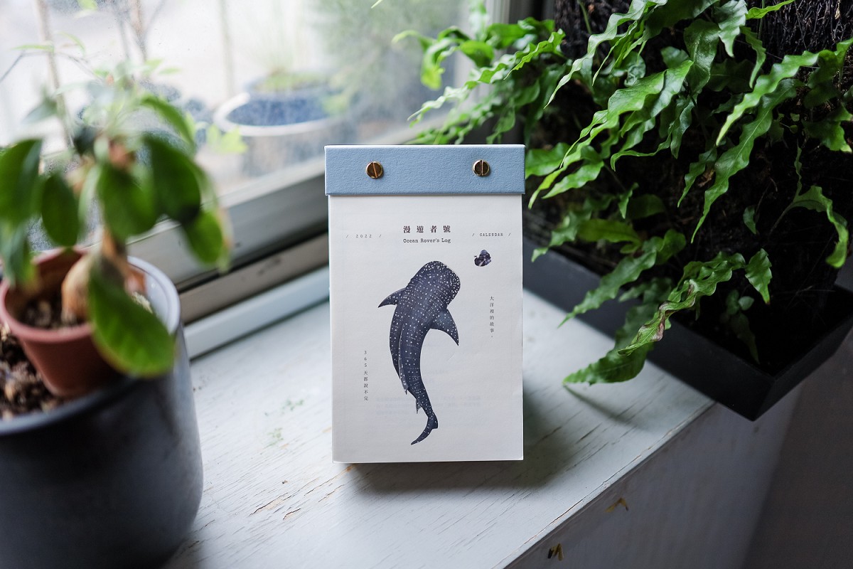 2022海洋生物日曆「漫遊者號」亮點!365天手繪插畫、療癒故事化身海洋說書人