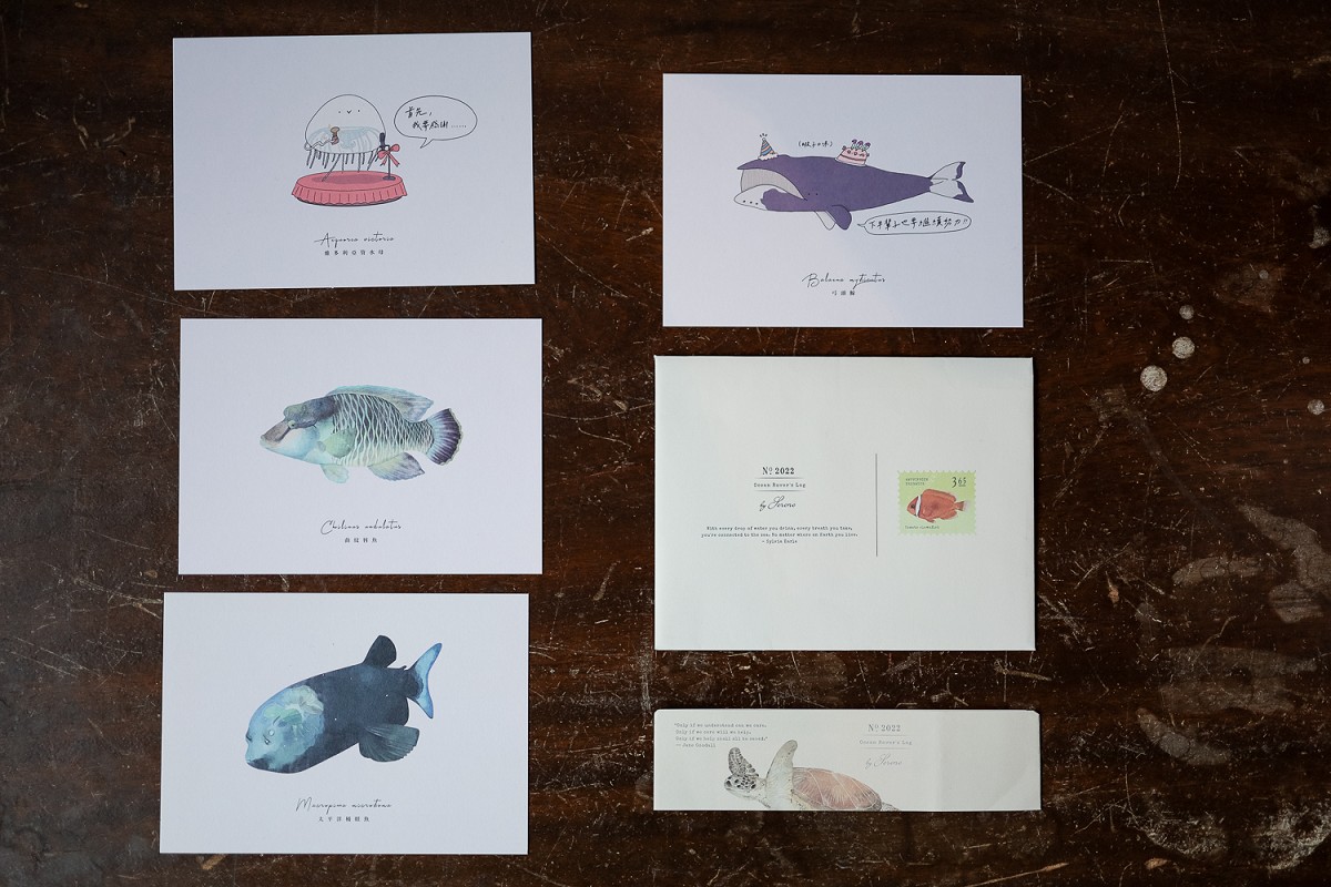 2022海洋生物日曆「漫遊者號」亮點!365天手繪插畫、療癒故事化身海洋說書人