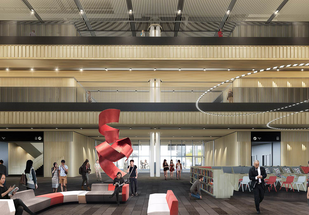 台南市立圖書館新館亮點!老屋窗花格柵、古地圖光影躍上建築外觀