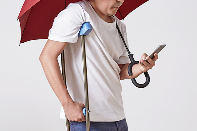 Phone-brella，雨天飆網無極限