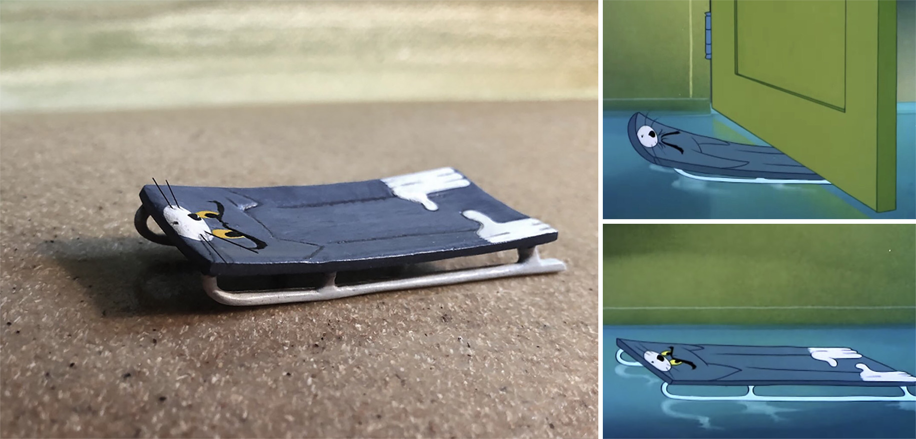 復古卡通迷將會愛不釋手的公仔！藝術家 Taku Inoue 實體化《湯姆貓與傑利鼠》動畫中逗趣窘境