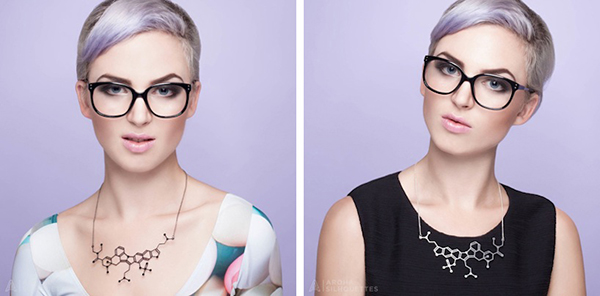 交感神經興奮物的化學分子項鍊