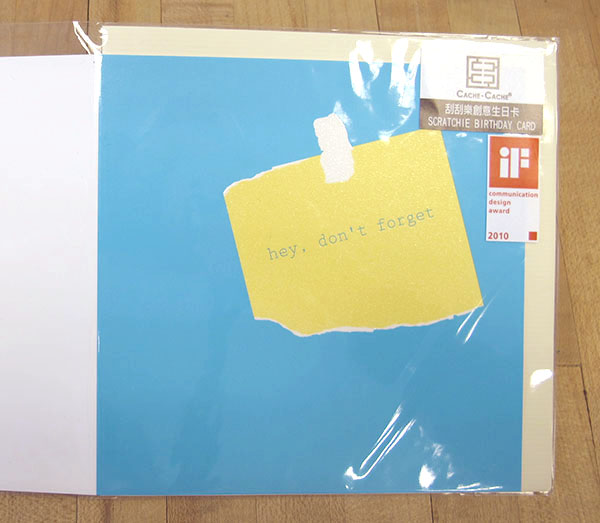 【生活玩物】蘊含心意與大驚喜的 CACHE-CACHE 凱思刮刮創意卡片