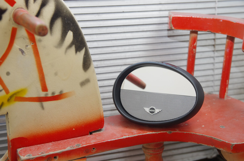 把mini小車的後照鏡帶回家!iUi Mirror Boombox 動手玩