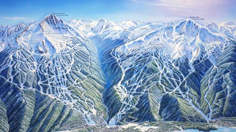 超逼真手繪雪場地圖!James Niehues 作品出版集資破千萬台幣